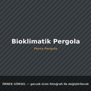 Bioklimatik Pergola